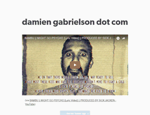 Tablet Screenshot of damiengabrielson.com